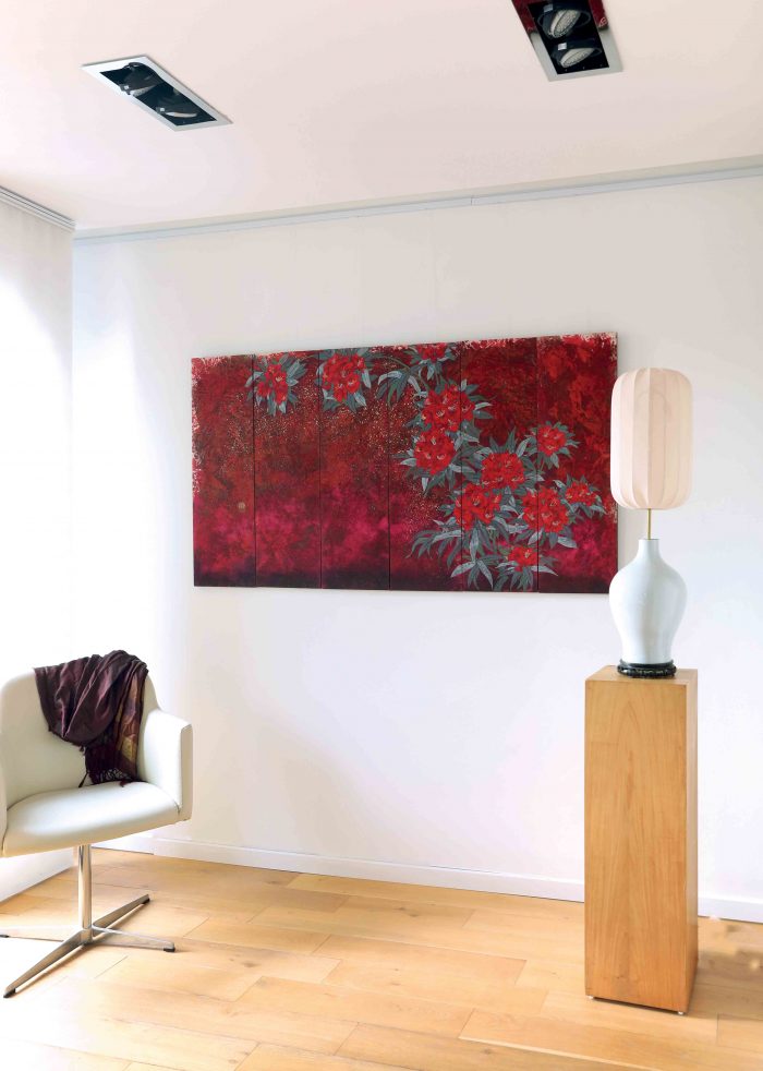 Oscillation <br><b> Kazuko Shiihashi </b><br> 90x180cm