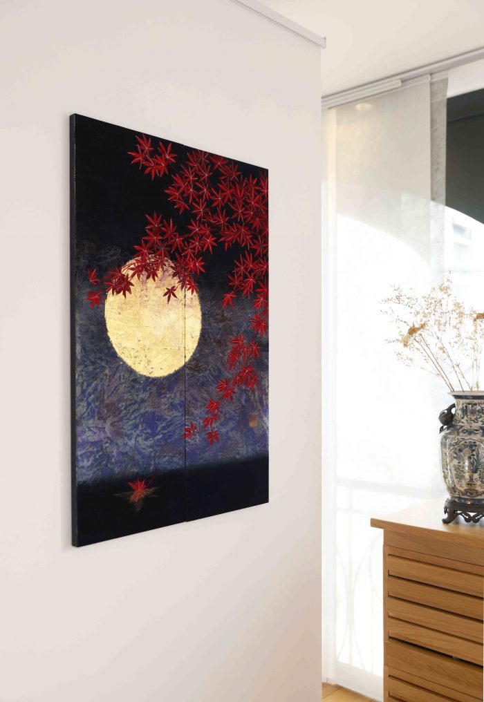 Flamboyant (variation) <br><b> Kazuko Shiihashi </b><br> 90x60cm