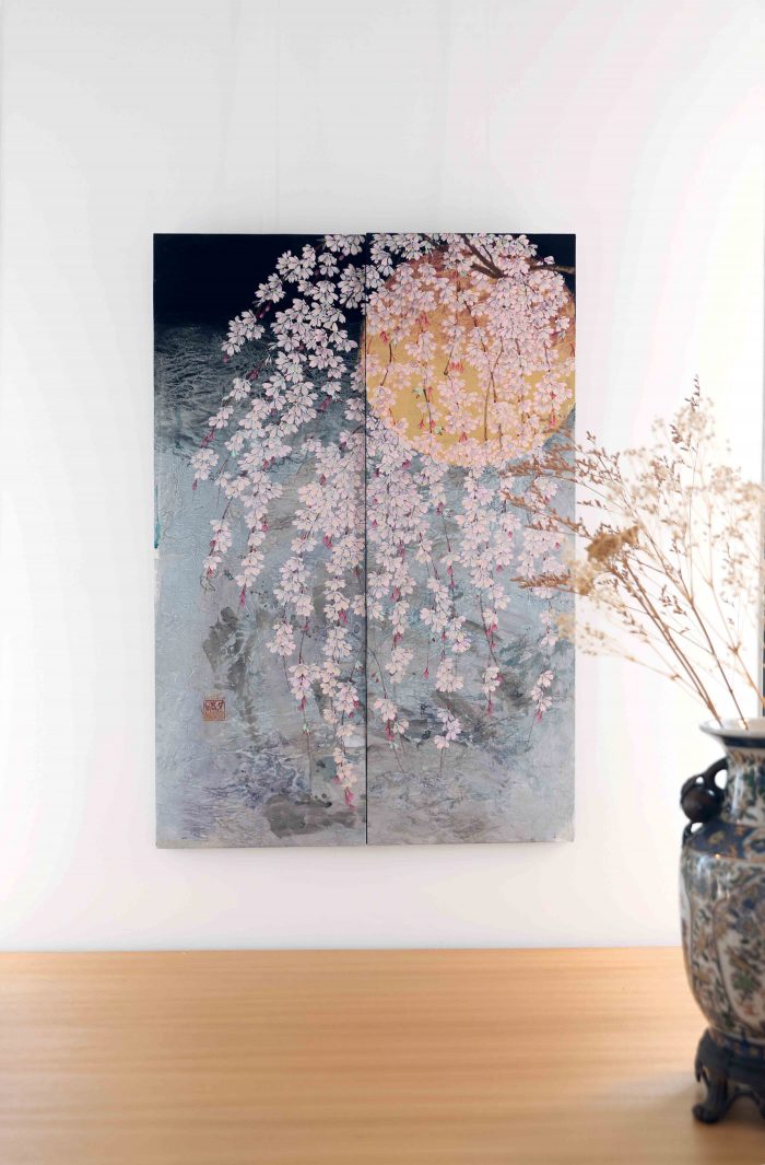 Floraison nocturne <br><b> Kazuko Shiihashi </b><br> 90x60cm