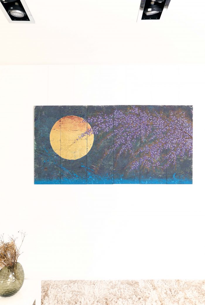 Le vent bleu<br><b> Kazuko Shiihashi </b><br> 90x180cm
