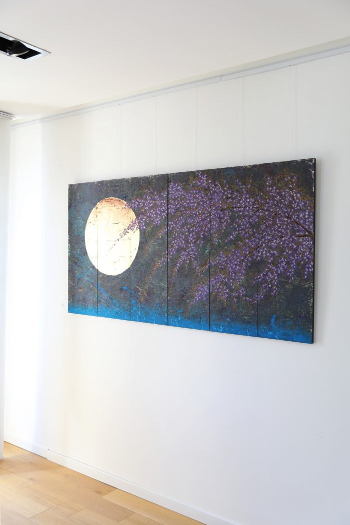 Le vent bleu<br><b> Kazuko Shiihashi </b><br> 90x180cm