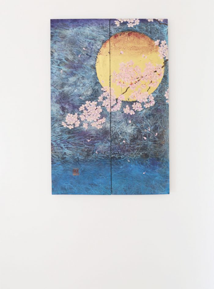 Ciel de printemps <br><b> Kazuko Shiihashi </b><br> 90x60cm