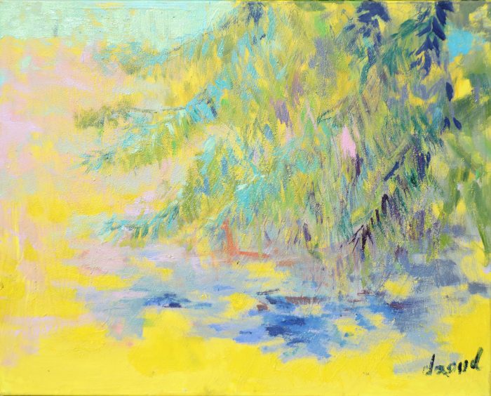 Au bord de l'eau n°2 - Série Hors du monde<br><b> David DAOUD </b><br> 67x80cm