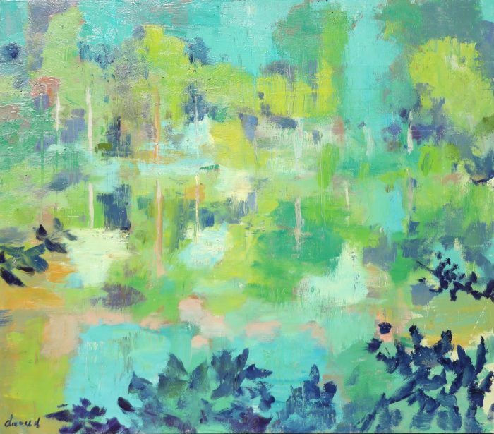 Le calme retrouvé - Série Hors du monde<br><b> David DAOUD </b><br> 140x160cm