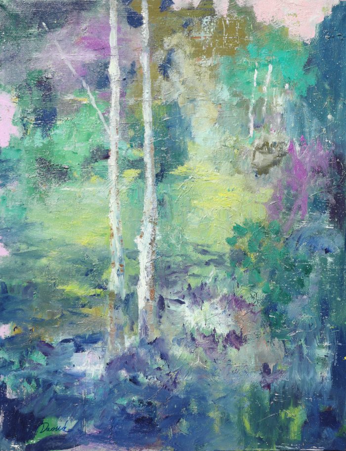 Sensation de paix n°3 - Série Hors du monde<br><b> David DAOUD </b><br> 145x114cm