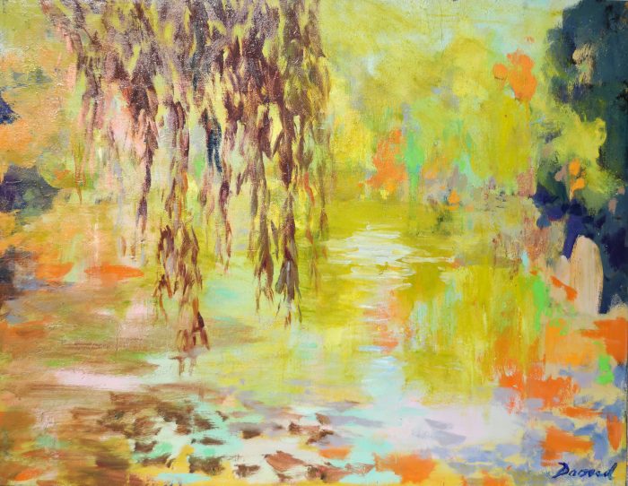 Au bord de l'eau - Série Hors du monde<br><b> David DAOUD </b><br> 114x145cm